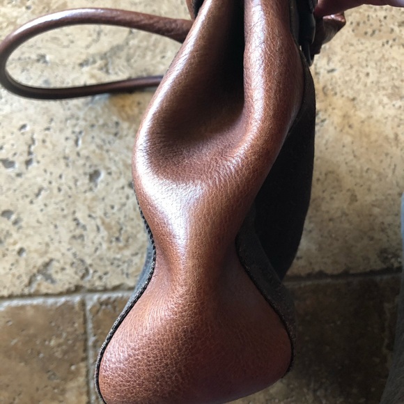 Authentic Gucci handbag w brown leather trim - Picture 5 of 5